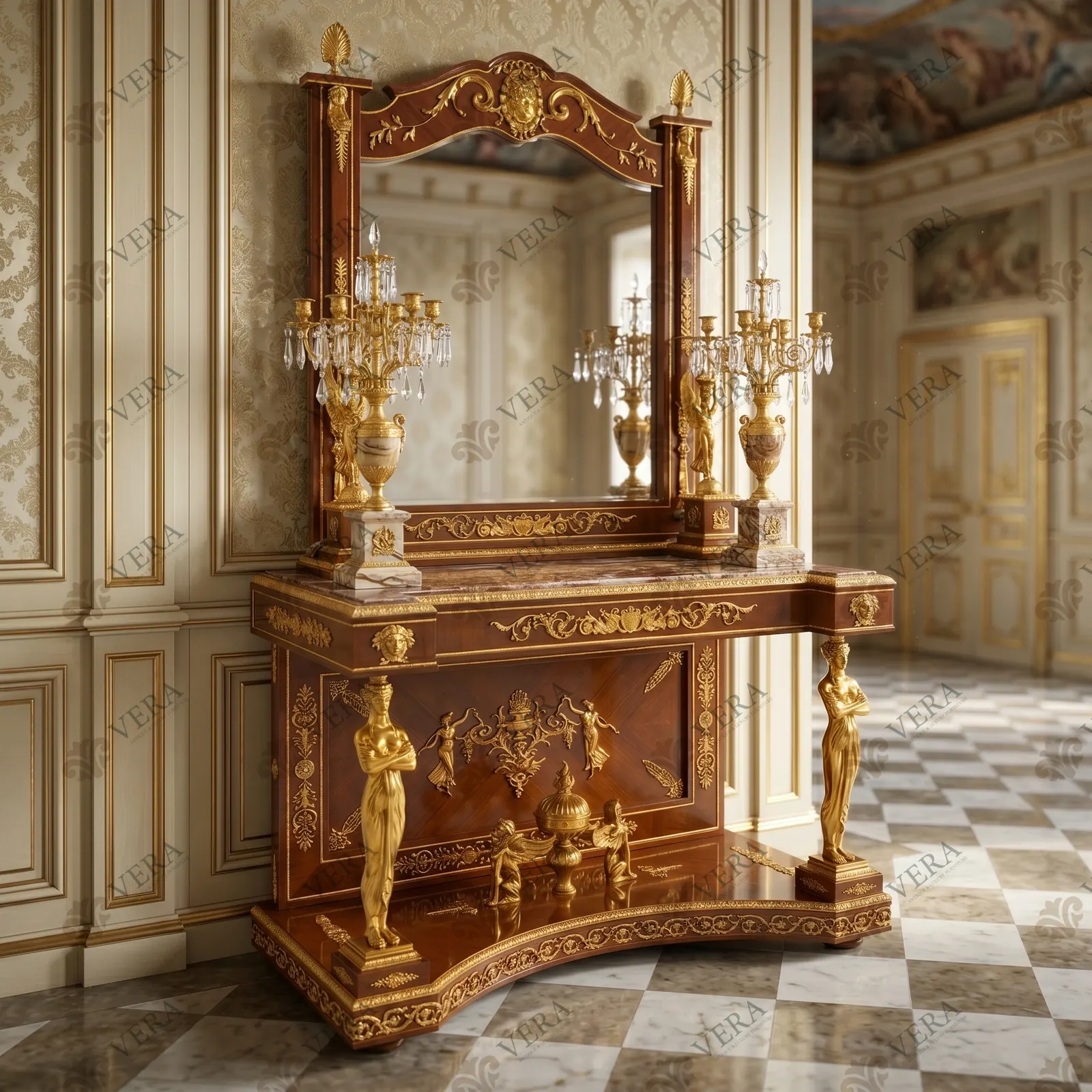 Curated antiques collection